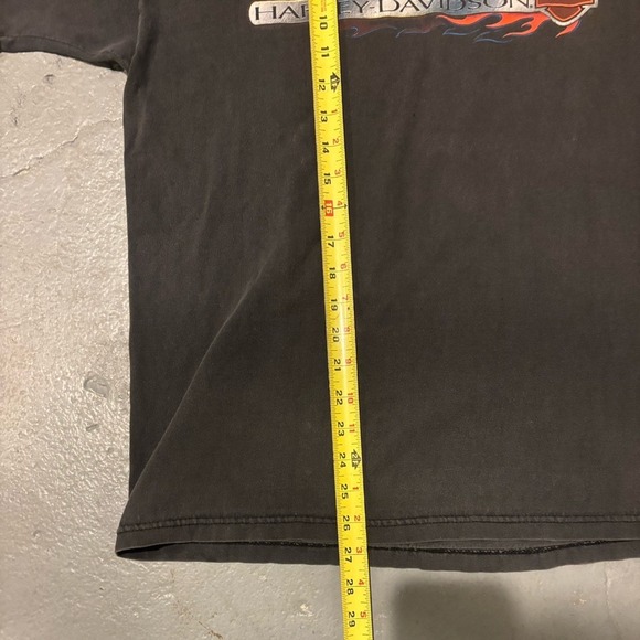 Vintage Harley Davidson Eagle Flames Dealer T-Shirt Large Y2K Biker Tee - Picture 6 of 7